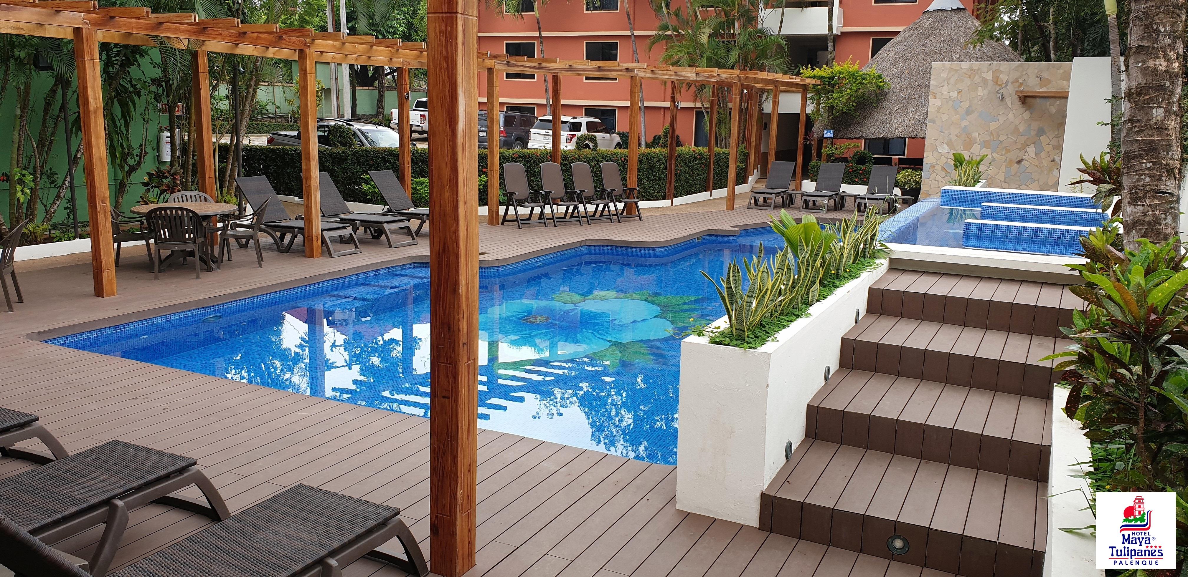 Hotel Maya Tulipanes Palenque Eksteriør billede